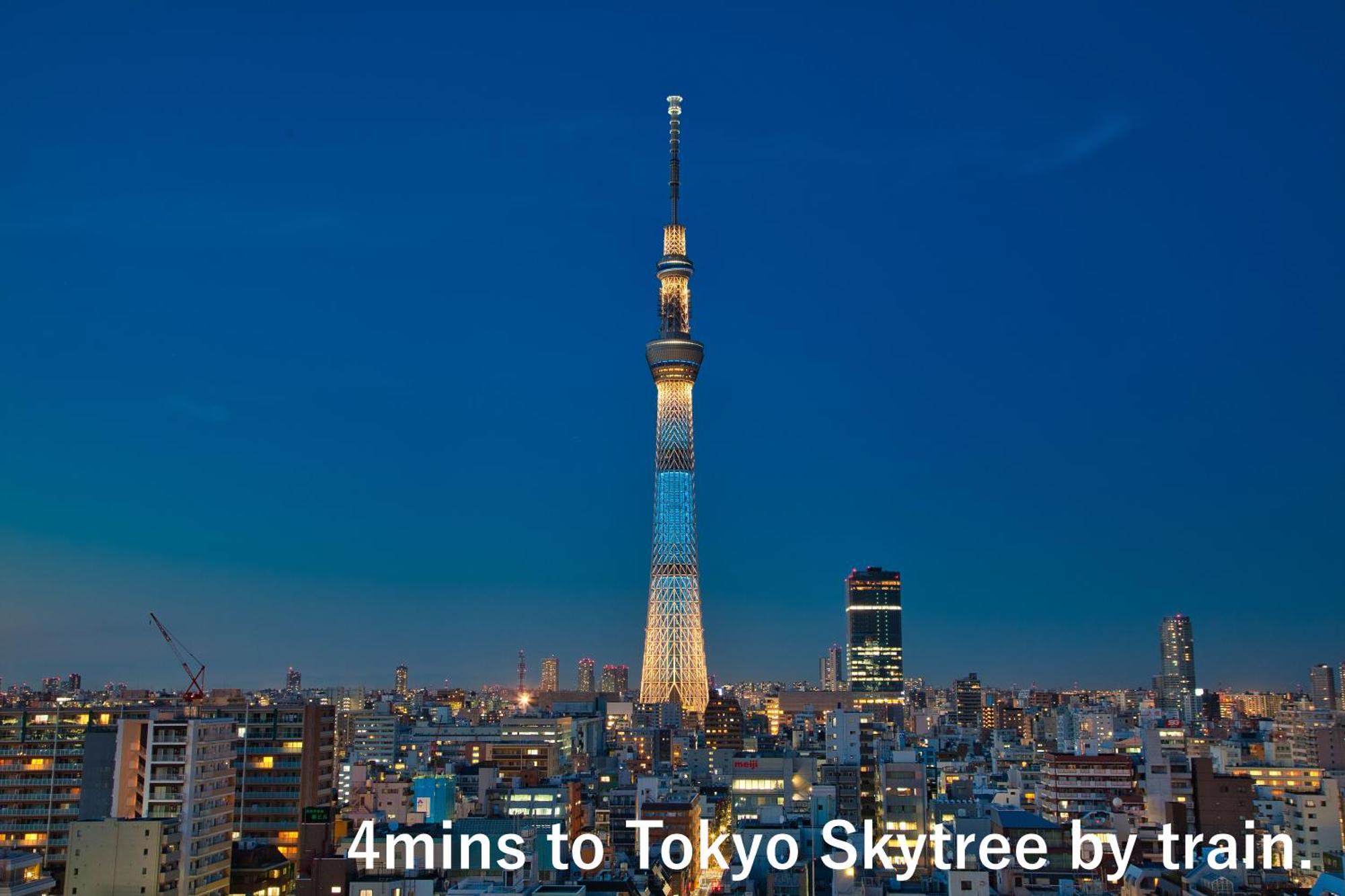 Apartamento 東京スカイツリー眺望 一棟貸切 駅徒歩50秒 浅草8分 スカイツリー4分 銀座20分 *